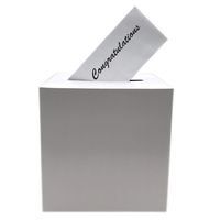 Tytroy White Money Box Wedding Reception Decoration Wishing Well Party Favor (1 pc)