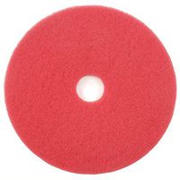 17" Red Buffing Pad, 5/Case