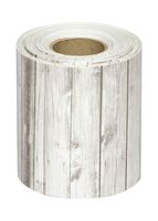 White Wood Straight Rolled Border Trim