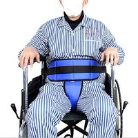 Cushion Pelvic Slider Belt Wheelchair Seat Belt Restraint Band Medical Elderly Fixing Belt Prevent Patient Forward Sliding (A)