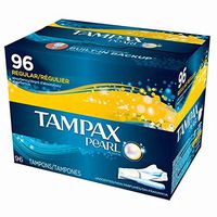 Tampax Pearl Regular Unscented Tampons, 96 ct. (pack of 2)