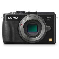 Panasonic Lumix DMC-GX1 16 MP Micro 4/3 Compact System Camera with 3-Inch LCD Touch Screen Body Only (Black) + 4GB SDHC Card