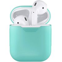 XYanXXX Shockproof Soft Silicone Protector Case Cover Shield for Apple AirPods Earphones Green