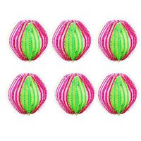 6PCS Non-Toxic Dryer Balls Washer and Dryer Ball Remove Hair or Lint on Clothes in The Washing Machine Reduces Clothing Wrinkles and Saves Drying Time, Reusable