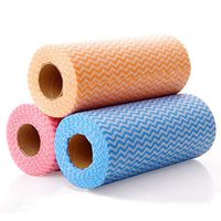 ZE XUAN 3 Rolls Disposable Dish Cloth Reusable Dish Towels Kitchen Paper Towels Multipurpose Cleaning Towels (3 Rolls Random Color)