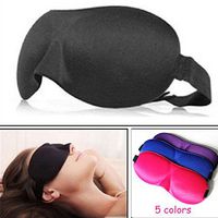 Sleeping Mask - Sleep Mask - 1Pcs 3D Sleep Mask Natural Sleeping Eye Mask Eyeshade Cover Shade Eye Patch Women Men Soft Portable Blindfold Travel Eyepatch - Black - Eye Mask For Sleeping