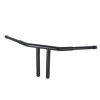XFMT 1-1/4" Fat Black 11.5" Rise T-Bar Handlbar Hanger Compatible with Harley Dyna Custom FLD