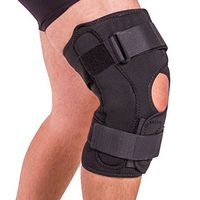 BraceAbility Obesity Knee Pain Brace | Oversized King & Queen Hinged Support Wrap for Knee Joint Pain in Overweight Men and Women (2XL)