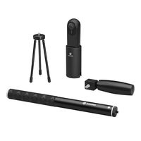 Insta360 ONE 360 Degree Panoramic Sports Action Video Camera FlowState Stabilization 4K 24 MP Photos Black (Creator Kit)