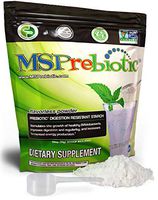 Prebiotic Powder Fiber Supplement: UNFLAVORED Digestive Gut Health Prebiotics by MSPrebiotic. Best Natural Superfood Health Supplements Feed Probiotics for Women, Men. Pre Workout (Standard Bag)