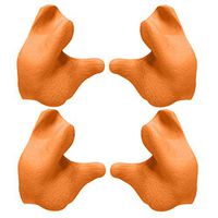 Radians CEP001 Custom Molded Earplugs (2 Pair Pack) (Orange CEP001-O)