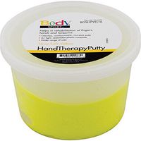 Body Sport BDSHPYEL16 Hand Therapy Putty44; Yellow - 16 oz