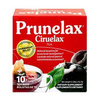 Prunelax Ciruelax Natural Laxative Regular Tea, 10 Tea Bags
