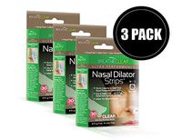 Breathe Clear Anti Snoring Nasal Strips | Improve Sleep, Stop Snoring | Nasal Congestion Relief for Colds, Allergies, Other Congestion Ailments ● Hypo Allergenic Snore Reducing Strips (90 Count Clear)