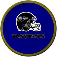 Creative Converting 8 Count Baltimore Ravens Paper Dessert Plates