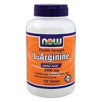 Now Foods L-Arginine 1000 mg - 120 Tabs 12 Pack