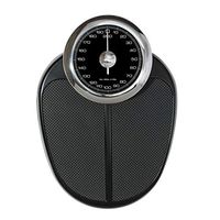 Lcxliga Professional Analog Mechanical Dial Bathroom Scale, Cold Rolled Steel Material,Body Scales Big Foot Pound 400 Lb