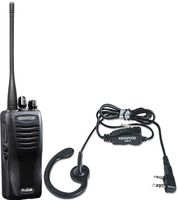 Kenwood ProTalk Onsite Compact UHF FM 2 Watt Portable Radio with Earpiece Bundle