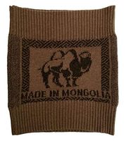 Men Women Belt Knitted Warm Soft 100% Camel Wool Brown Arthritis Neuralgia Rheumatism, 1 Piece, Size 46-48(M-L). Made in Mongolia.