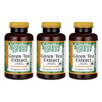 Swanson Green Tea Extract (Standardized) 120 Capsules (3 Pack)