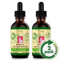 All-Natural Uric Acid Support Formula - Effective Support for Healthy Uric Acid Levels and Kidney Function - Potent Herbal Ingredients Including Tart Cherry and Devil’s Claw - 48 Servings (2 Bottles)