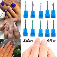 Manweidianzi Manicure Tools Nail Art Ceramic Polishing Head Single Corn Electric Nail Polishing Machine Tool Set