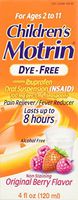 Motrin Children's DyeFree Pain Reliever and Fever Reducer, 4 Fluid Ounce (2 Pack)