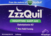 ZzzQuil Nighttime Sleep Aid Liquicaps, 48 Count