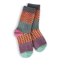 Mouse Creek Trading Co. Children's County Line Collection Crew Socks Size 11-13 (Tulip)