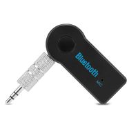 Dommy Bluetooth Receiver V4.2 Portable Wireless Bluetooth Adapter Car Assist and Hands-Free Car Kit Audio Bluetooth Receiver, System 3.5 mm for Speakers, Headphones, Cars, Home Stereo Music Streaming