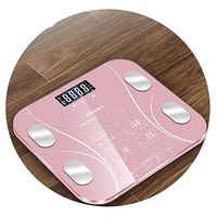 Hot Bathroom Body Fat B Mi Scale Digital Human Weight Mi Scales Floor LCD Display Body Index Electronic Smart Weighing Scales,Pink