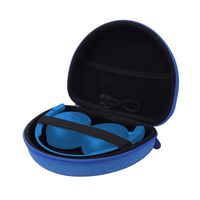 Aenllosi Hard Carrying Case Compatible with JBL TUNE500BT/T450/T450BT On-Ear Lightweight Foldable Headphones (Blue)