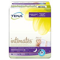TENA Overnight Underwear, Large, 14 Count