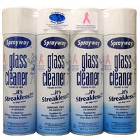 Sprayway Glass Cleaner - 4/9oz cans - CASE PACK OF 2