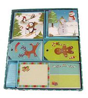 Penguin Holiday Gift Enclosure Set
