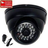 VideoSecu Built-in 1/3" Sony Effio CCD 700TVL Day Night Outdoor Security Camera Vandal Proof Wide View Angle Lens 28 Infrared LEDs for CCTV DVR Home Surveillance with Bonus Power Supply BDD