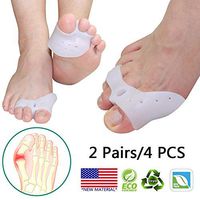 Gel Big Toe Bunion Guard Kit for Men and Women, Bunion Corrector Big Toe Straightener for Treating a Hammer Toe, Overlapping Toe and Crooked Toe, Day and Night Use for Running and Sleeping (Type 1)