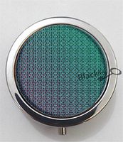 BlackKey Greek Pattern 3-Compartment Decorative Pocket Gift Box Case Organizer for Pill, Color 1 -2099