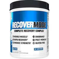 Evlution Nutrition Recover Mode- Complete Post Workout with BCAAs, Immunity Support, Vitamin C, D & E, Electrolytes, Hydration, Creatine, Glutamine, Beta-Alanine, L-Carnitine, 30 Serve, Blue Raz