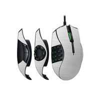 MightySkins Skin Compatible with Razer Naga Trinity - Cold Steel | Protective, Durable, and Unique Vinyl Decal wrap Cover | Easy to Apply, Remove, and Change Styles | Made in The USA