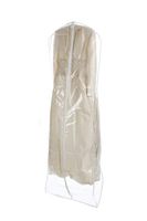 Bags for Less Clear Heavyduty 4.5 Mil Wedding Dress Garment Bag