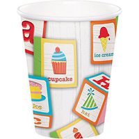 Creative Converting 329336 ABC Birthday 96-Count 9-Ounce Hot/Cold Paper Cups