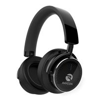 Raycon H70 Wireless Active Noise Cancelling Over-Ear Bluetooth Headphones - Black