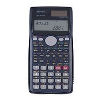 KKmoon Scientific Calculator Counter 401 Functions Matrix Dot Vector Equation Calculate Solar and Battery Dual Powered 2 Line Display Business Office Middle High School Student SAT/AP Test Calculate
