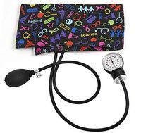Prestige Medical Premium Adult Aneroid Sphygmomanometer, Medical Symbols Black