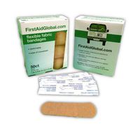 Flexible Fabric Bandages 1x3 inches (100) by First Aid Global