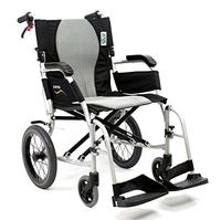 New Karman Ergo ( S-2512F16S-TP ) Flight Transport 16" with swing away footrest and companion brakes