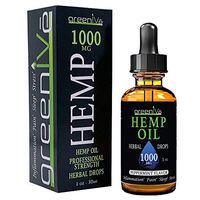 GreenIVe - Hemp Oil - Premium Quality Hemp Plant Oil - USA farmed and Bottled - Exclusively on Amazon (1 Ounce 1,000mg, Peppermint)