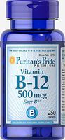 Puritan's Pride Vitamin B-12 500 mcg-250 Tablets