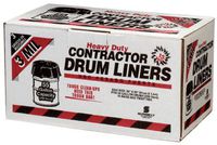 Tuffsak 1124883 55 Gallon Contractor Drum Liners 15 Count
